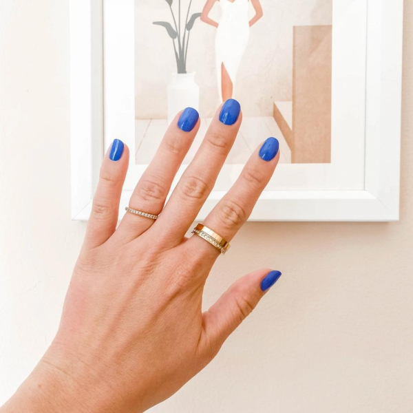 Nail Wraps Atomic Cobalt